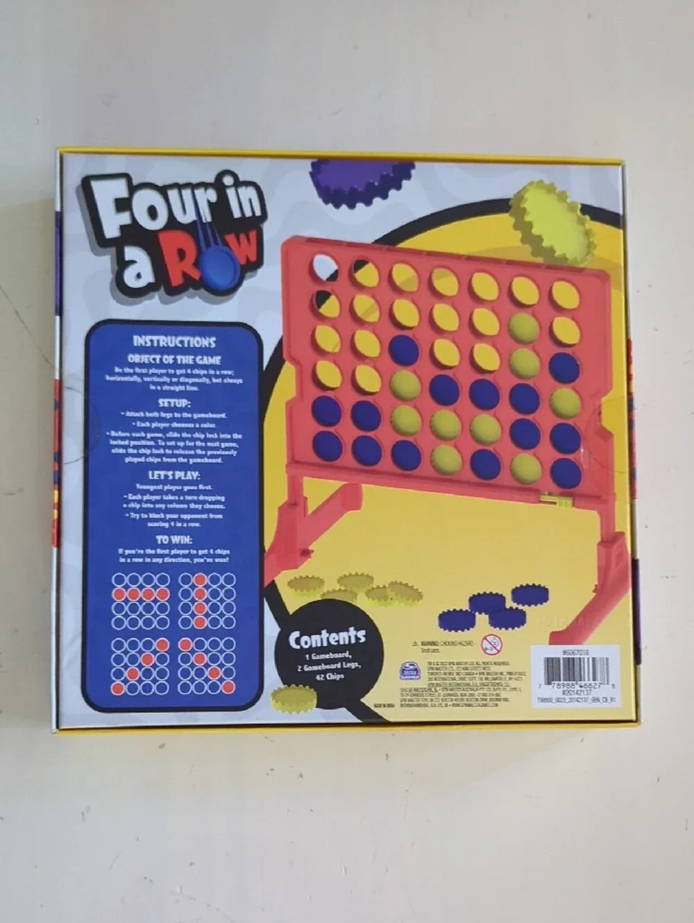 New Four in a Row Kids Game Sealed